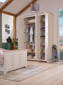 Ντουλάπα Κρεμ / Δρυς GESON 139.6x54.3x220