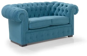Διθέσιος καναπές CHEST, Γαλάζιο 164x74x97cm-TED1213