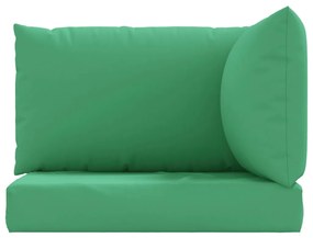 Μαξιλάρια Παλέτας 3 τεμ. Πράσινα από Ύφασμα Oxford - Πράσινο