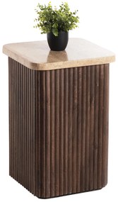 Intrahome ΒΟΗΘΗΤΙΚΟ ΤΡΑΠΕΖΑΚΙ ΤΕΤΡΑΓΩΝΟ GUPINGCASABLANCALTCASABLANCAIONS ΜΑΣΙΦ MCASABLANCANGO-ΤΡΑΒΕΡΤΙΝΑ 40x40x60Υεκ. intraho-1646442