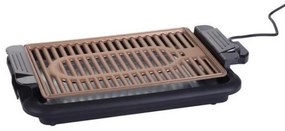 Ψησταριά Oliver Voltz OV51015N χωρίς καπνό, 1200W, 38x25 cm, Θερμοστάτης, Αντικολλητική επίστρωση, Δίσκος λίπους, Μαύρο/καφέ