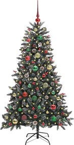 vidaXL Τεχνητό Χριστουγεννιάτικο Δέντρο με 150 LED Πράσινο 150 cm