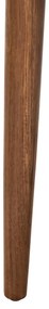Πολυθρόνα JAMES Teak Wood με Ύφασμα Σαμπανί  57x52x76Υεκ. 57x52x76 εκ.