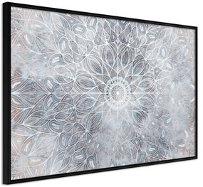 Αφίσα - Winter Mandala - 45x30 - Μαύρο - Χωρίς πασπαρτού