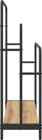 vidaXL Ράφι Ρούχων Artisan Oak 90 x 30 x 100,5 εκ. Επεξεργασμένο ξύλο