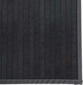 vidaXL Χαλί Ορθογώνιο Γκρι 70 x 400 εκ. Μπαμπού