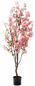 Τεχνητό Δέντρο Peach Flower 316-000028 140cm Pink Inart Πολυπροπυλένιο