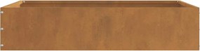 vidaXL Περίγραμμα γκαζόν Σκ rusty 60 x 60 x 13 εκ