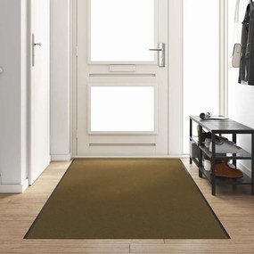 vidaXL Πατάκι Πόρτας Πλενόμενο Καφέ 120x400 εκ.