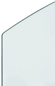 vidaXL Πλάκα Τζακιού 100 x 60 εκ. Γυάλινη
