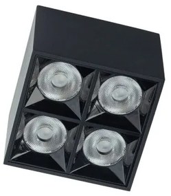Σποτ Φωτιστικό Οροφής LED 16W 4000K Midi Led Nowodvorski-10057-Μαύρο 10057