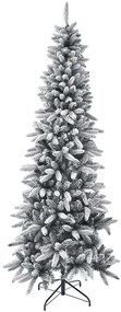 Χριστουγεννιάτικο Δέντρο Flocked Pencil 81953 240cm (1240tips) White
