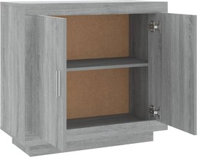 vidaXL Ντουλάπι Γκρι Sonoma 80 x 40 x 75 εκ. από Επεξεργασμένο Ξύλο