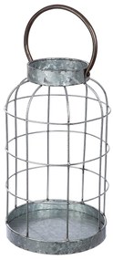 Φανάρι ArteLibre Γκρι Μέταλλο 37cm-05160612