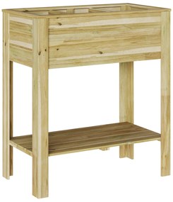 vidaXL Ράφι Φυτών 85x46x94 εκ Επεξεργασμένο Ξύλο Πεύκου