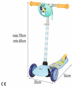 Σκούτερ Bluey Μέταλλο Πλαστική ύλη Μπλε