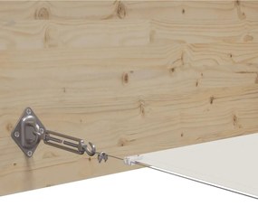 vidaXL Τέντα Κάθετη Λευκή 60 x 1200 εκ. από Ύφασμα Oxford