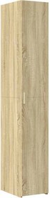 vidaXL Ντουλάπι Αποθήκευσης Στενό Δρυς 30x42,5x225 εκ. Επεξεργ. Ξύλο