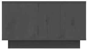 Τραπεζάκι Σαλονιού Γκρι 55 x 56 x 32 εκ. από Μασίφ Ξύλο Πεύκου - Γκρι