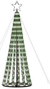 vidaXL Χριστουγεννιάτικο δέντρο LED 275 LED Ψυχρό Λευκό 180 εκ.