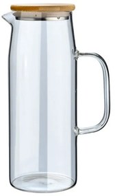 Estia Κανάτα Bamboo Essentials Γυάλινη 1000ml Με Καπάκι