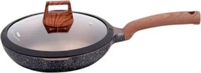 Αντικολλητικό τηγάνι με καπάκι - 2.7L - CA004-CD24-Black - DSP - 569426