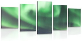 Εικόνα 5 μερών ασυνήθιστη πράσινη λάμψη