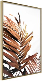 Αφίσα - Copper Palm - 30x45 - Χρυσό - Χωρίς πασπαρτού