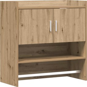 vidaXL Ράφι Τοίχου Επιτοίχιο Artisan Δρυς 80 x 36 x 80 εκ