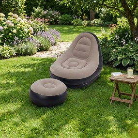 Σετ Φουσκωτή Πολυθρόνα Relax με Υποπόδιο 75x175 SDS-22051