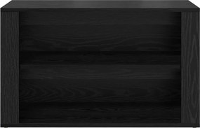 vidaXL Ράφι Παπουτσιών 75 x 35 x 45 εκ. Επεξεργασμένο Ξύλο Μαύρη δρυς