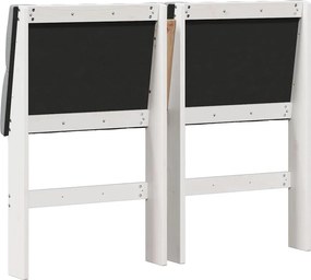 vidaXL Ταπετσαρισμένο κεφαλάρι Ανοιχτό γκρι 120 cm