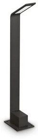Επιδαπέδιο Φωτιστικό 60cm LED 6,5W IP54 4000K Agos Ideal Lux-326719-Μαύρο 326719