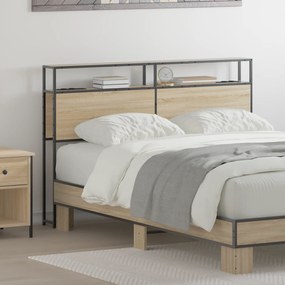 vidaXL Κεφαλάρι Αποθήκης Sonoma Oak 135 εκ. Επεξεργασμένο ξύλο