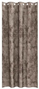 vidaXL Κουρτίνα με κουρτίνες 2 pcs Καπουτσίνο 260 x 140 εκ. Βελούδο
