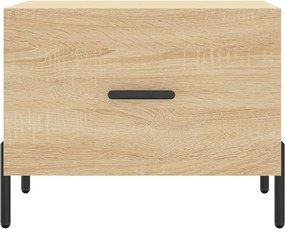 vidaXL Τραπεζάκια Σαλονιού 2 τεμ Sonoma Δρυς 50x50x40 εκ Επεξ. Ξύλο