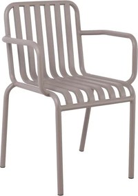 MODIAL Πολυθρόνα Μέταλλο Βαφή Cappuccino   6τμχ