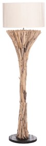 ΔΙΑΚΟΣΜΗΤΙΚΟ ΦΩΤΙΣΤΙΚΟ ΔΑΠΕΔΟΥ ALTAR HM4433 DRIFTWOOD--ΛΕΥΚΟ PVC Φ45x142Υεκ.