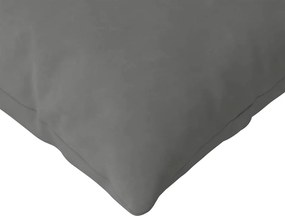 vidaXL Μαξιλάρι Καναπέ 2 pcs Σκούρο Γκρι 200 x 40 εκ. ύφασμα