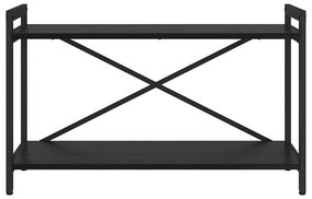 VidaXL Ράφι Βιβλίων 80 x 30 x 50 εκ Επεξεργασμένο Ξύλο Μαύρη Οξυά