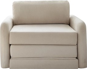 1-Seat Sofa-Bed Nest - White White