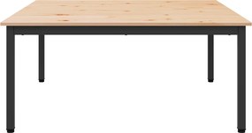 vidaXL Τραπεζάκι σαλονιού Φυσικό 100 x 100 x 45 cm