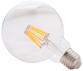 Λαμπτήρας Globo Led Filament 8w E27 3000k Διάφανος Dimmable