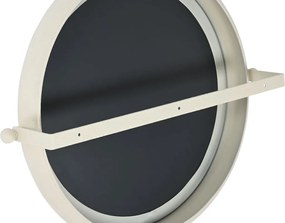 Τοίχο καθρέφτη Home ESPRIT Λευκό Ρομαντικό 60 x 13 x 52 cm