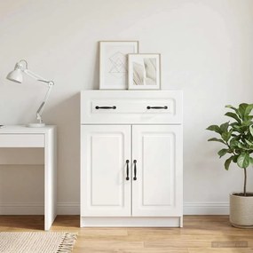 vidaXL Πλαϊνό γραφείο Λευκό 66 x 34,5 x 87 εκ. Επεξεργασμένο Ξύλο