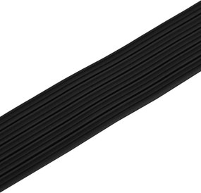 vidaXL Αυτοκόλλητη σφραγίδα παραθύρου 9 x 4 mm 12 m Μαύρο EPDM αφρός