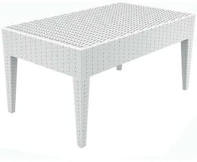 Τραπέζι MIAMI Λευκό PP 92x53x45cm