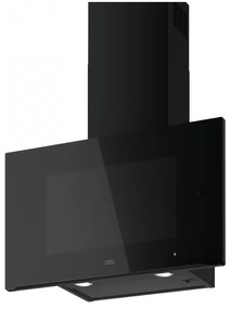 Franke AQ SENSE FKAS A80 BK Μαύρο Κρύσταλλο Επιτοίχια Καμινάδα 80cm