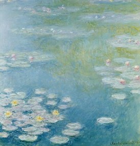 Monet, Claude - Εκτύπωση έργου τέχνης Nympheas at Giverny, 1908, (40 x 40 cm)