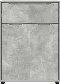 vidaXL Ντουλάπι Μπάνιου Σκυρόδεμα Γκρι 72,5 x 36,5 x 100 εκ